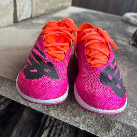 New Balance Xc5kV5 Vibrant Pink & Orange Track Spike racing cleats Sz-8. P - Picture 6 of 10